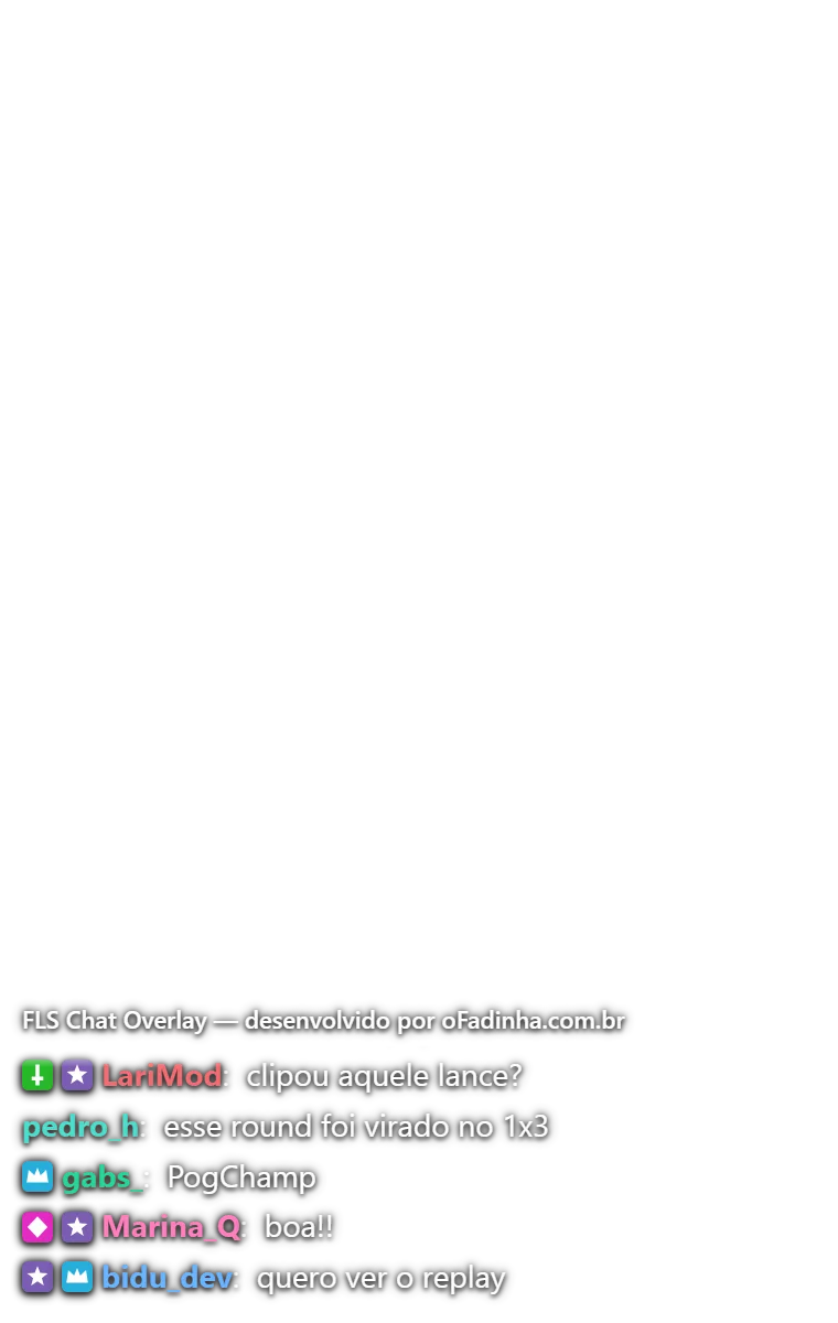 O overlay sozinho, recolhido a 25% da altura.